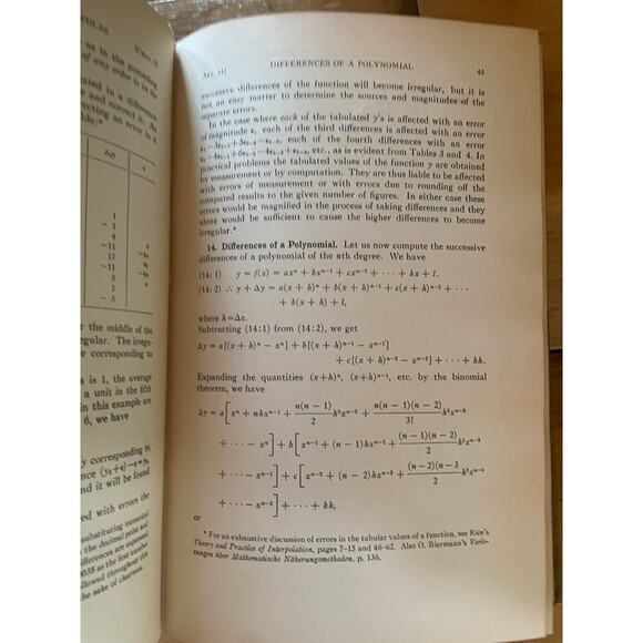 Numerical Mathematical analysis book by James Scarborough Naval academy 1930 - Picture 6 of 6